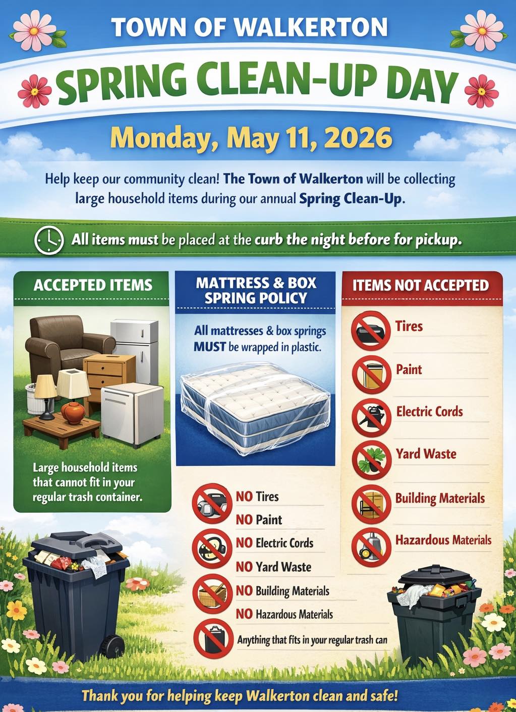 Spring Clean up